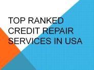 Top Ranked Credit Repair Services in USA