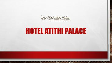 Hotel Atithi Palace- Budget Hotel near ISBT Delhi
