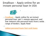 personal loans online with bad credit