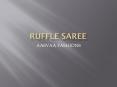 Ruffle Saree - aasvaa