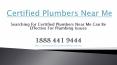 Certified Plumbers Near Me PowerPoint PPT Presentation