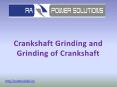 Crankshaft Grinding Services PowerPoint PPT Presentation