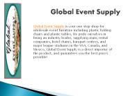 Global Event Supply