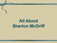 All About Sherion McGriff