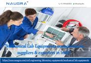 Mechanical Lab Equipments Manufacturers