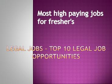 high paying jobs in demand for the future