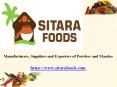 Sitara Foods Masalas & Powders PPT PowerPoint PPT Presentation