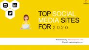 Social Media Sites for 2020
