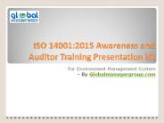 ISO 14001 Awareness and Auditor Training Presentation kit