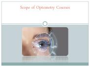 Scope of Optometry Courses