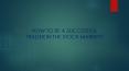 How to be a Successful Trader In the Stock Market? PowerPoint PPT Presentation