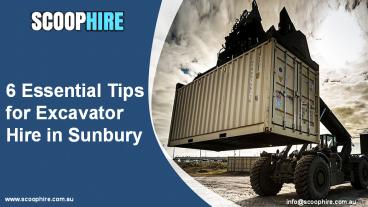 6 Essential Tips for Excavator Hire in Sunbury (1)