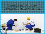 Commercial Painting Company Detroit Michigan