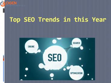 Top SEO Trends in this Year