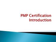 PMP certification