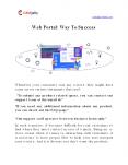 Web Portal: A Way to Success PowerPoint PPT Presentation