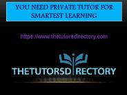 Best Private tutor London