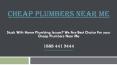 Cheap Plumbers Near Me