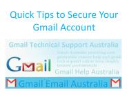 Quick Tips to Secure Your Gmail Account