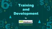 Training and Development