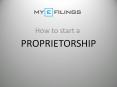 How to start a Sole Proprietorship firm PowerPoint PPT Presentation
