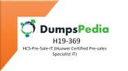 H19-369 Dumps Questions With Answers