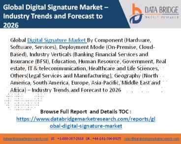 Digital Signature Market