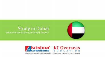 Some Important Tips and Facts about Studying in Dubai