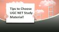 Tips to Choose UGC NET Study Material PowerPoint PPT Presentation