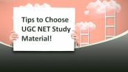 Tips to Choose UGC NET Study Material