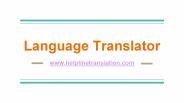Language translator