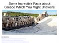 Some Incredible Facts about Greece Which You Might Unaware PowerPoint PPT Presentation