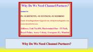 Why Do We Need Channel Partners?