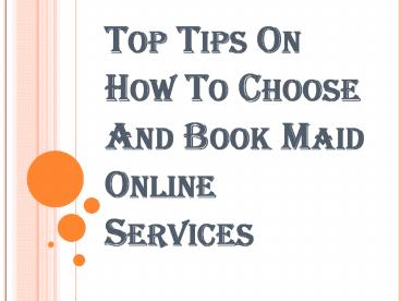 How to Check and Book Maid Online Services?