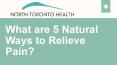What are 5 Natural Ways to Relieve Pain? PowerPoint PPT Presentation