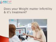 Does your Weight matter Infertility & it’s treatment?