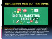 Digital Marketing Trends 2019 - Prime creation