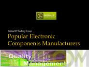 Popular Electronic Components Manufacturers