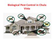 Biological Pest Control in Chula Vista