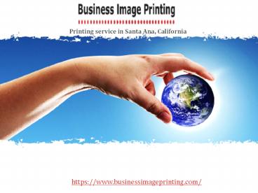 Business Image printing--Products