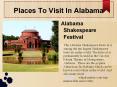Find Unique Places To Visit In Alabama PowerPoint PPT Presentation