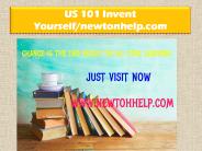 US 101 Invent Yourself /newtonhelp.com