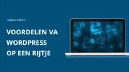 Voordelen van Wordpress op een rijtje | Webcrafter