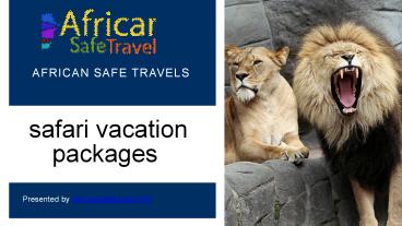 African safari packages