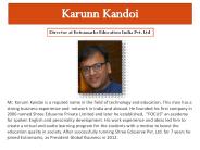 Karunn Kandoi Director at Extramarks Education