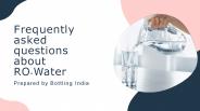 FAQs about RO Water Plant