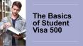 Student Visa Subclass 500 Conditions | Student Subclass 500 PowerPoint PPT Presentation