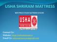 Usha Shriram Best Price Foam Mattress Online PowerPoint PPT Presentation