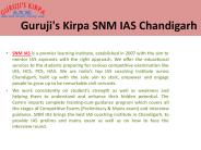 SNM IAS Chandigarh