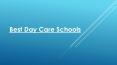 24/ 7 daycare in bangalore | Prenursery school near me PowerPoint PPT Presentation